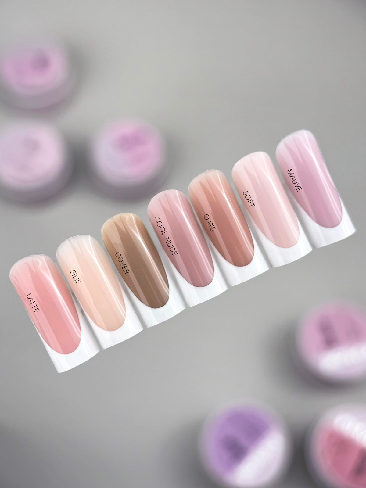 IN.HYPE overlay on natural nail showing strengthened nail surface