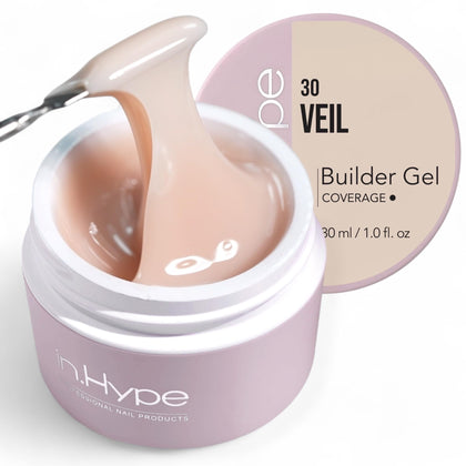 IN.HYPE jar front label showing product name and benefits for professional use