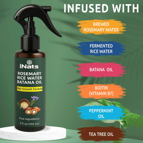 iNats batana oil droplet emphasizing silky hair finish