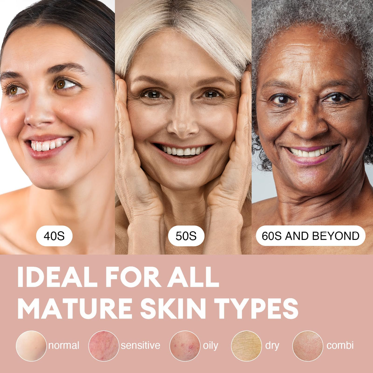 Inblair serum applied to hand demonstrating quick absorption