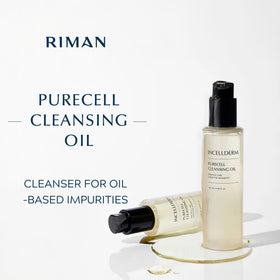 INCELLDERM oil texture droplet on fingertip, shows lightweight hydrating feel