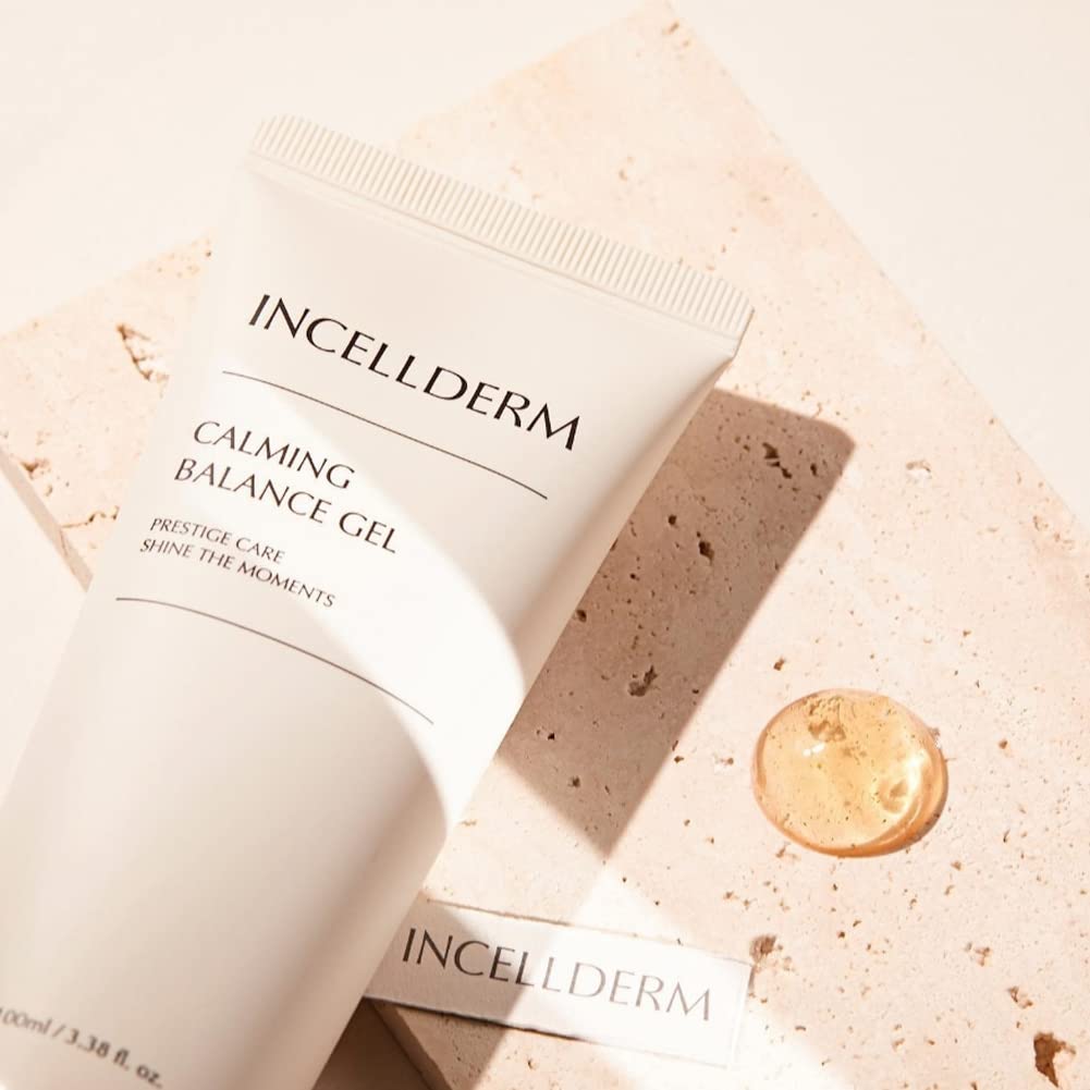 INCELLDERM open cap and dispenser highlighting convenient, hygienic use benefits