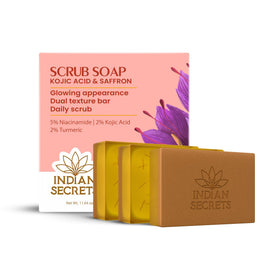 INDIAN SECRETS front packaging showing 3-pack and product benefits