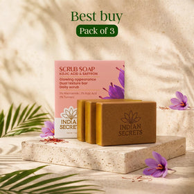 INDIAN SECRETS gift-ready pack styled as a beauty present