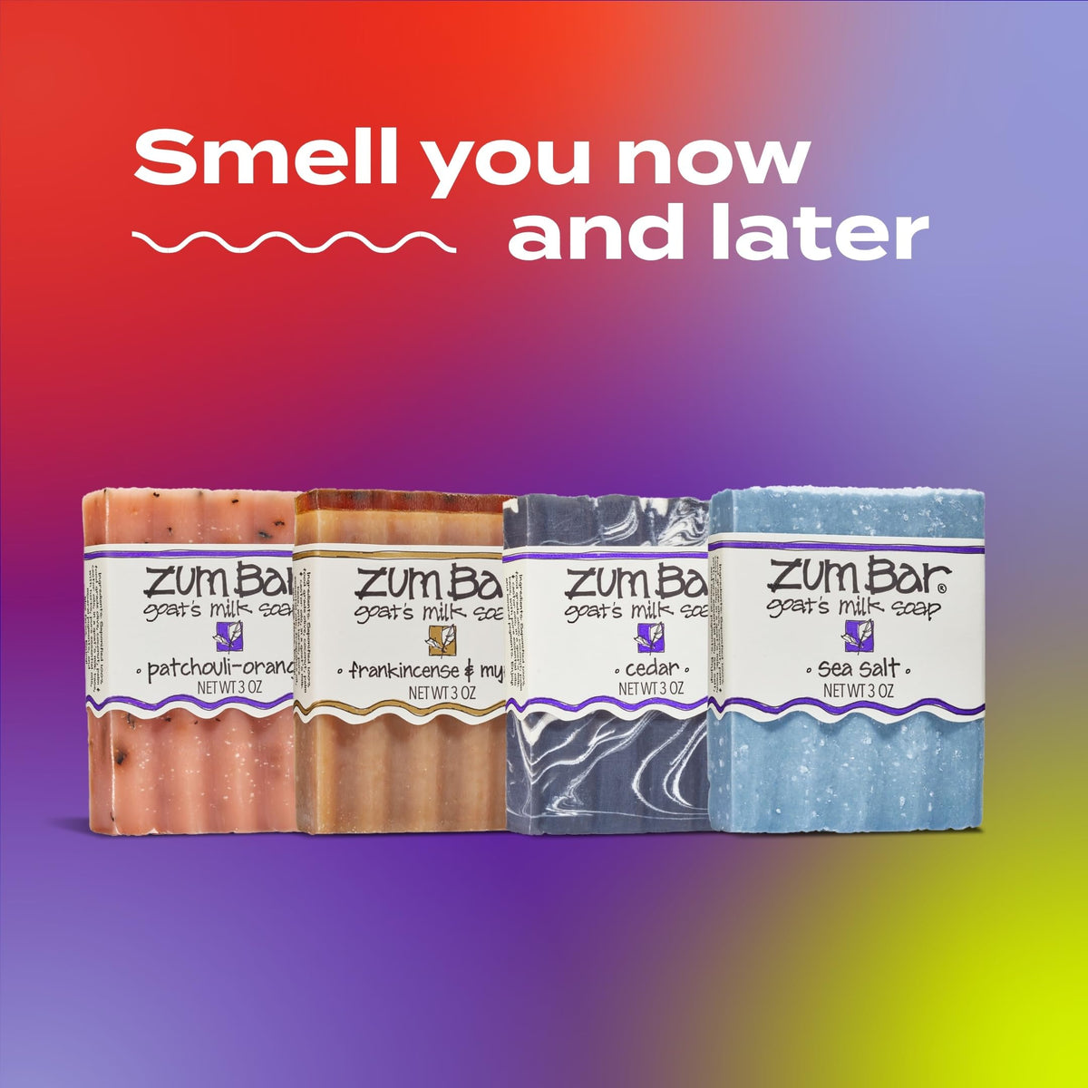 Indigo Wild Zum close-up of soap texture and edges, demonstrates creamy cold-processed finish