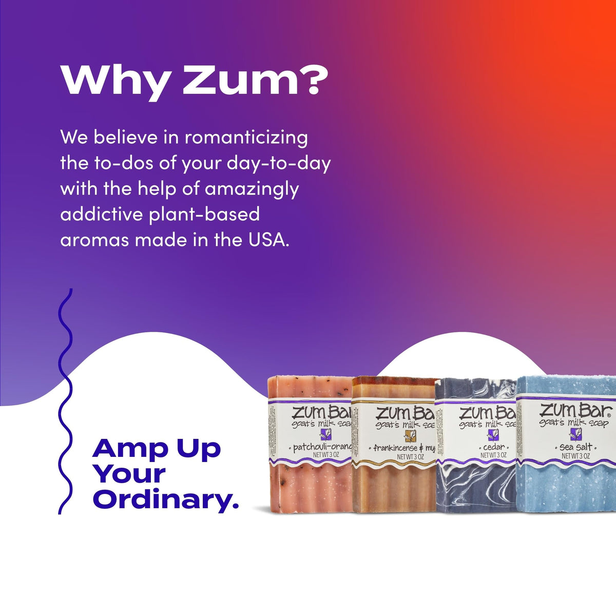Indigo Wild Zum label detail with essential oil names visible, helps identify each scent