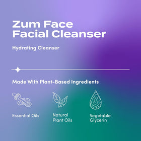 indigo wild Zum Face pump closeup demonstrating easy dispensing and controlled use