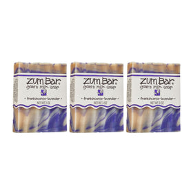 Indigo Wild Zum front packaging showing three bars and scent