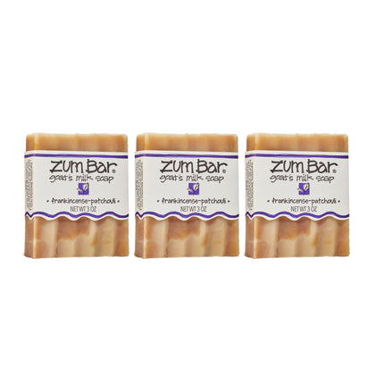 Indigo Wild front packaging of Zum soap showcasing scent and vegan claim
