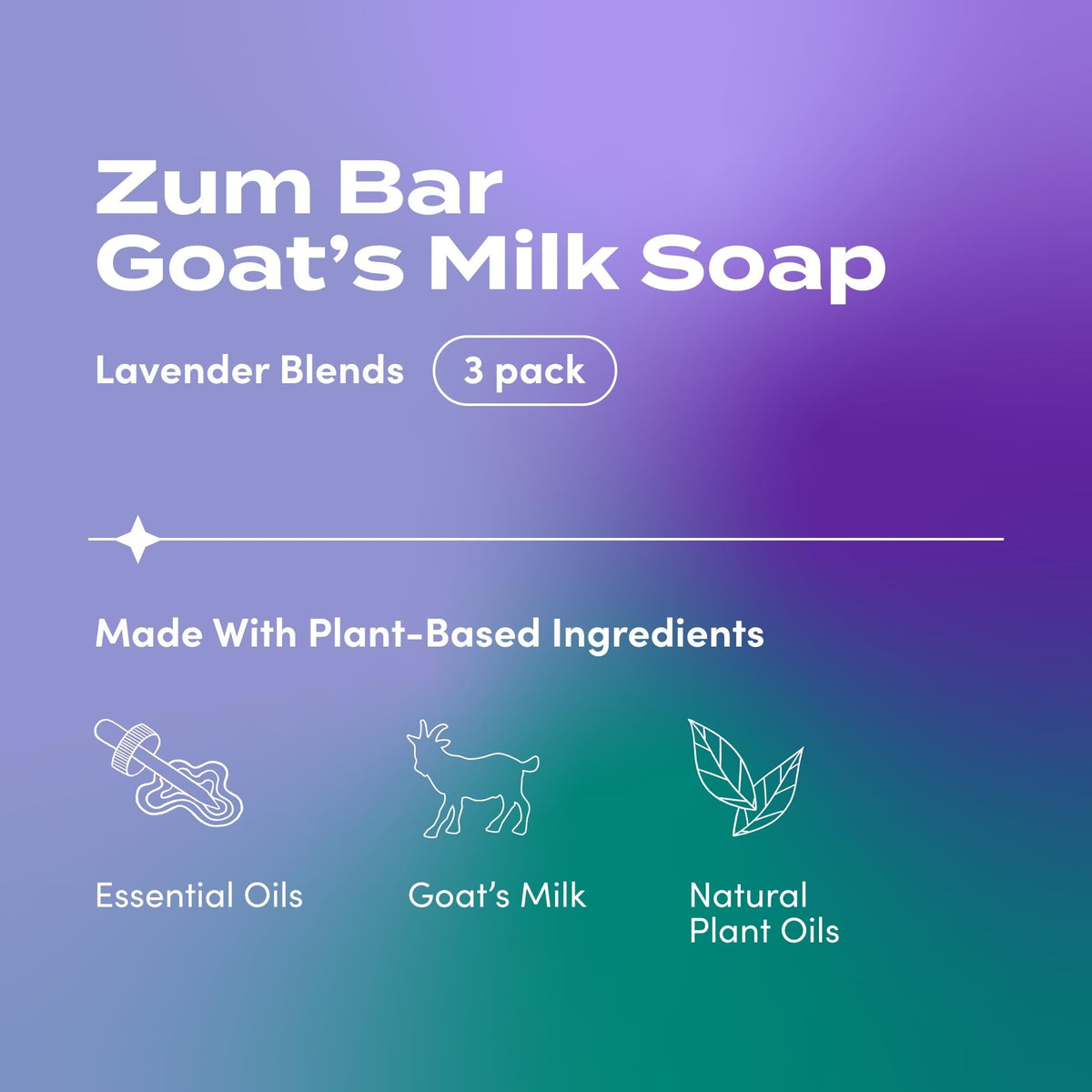 close-up of single Indigo Wild Zum goat's milk soap bar showing texture and moisturizing benefit