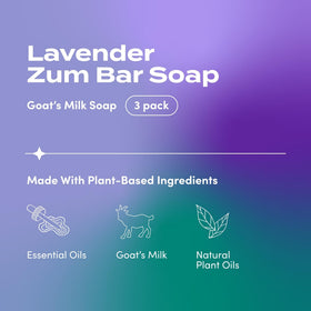 Indigo Wild Zum close-up of soap texture highlighting creamy cold-processed lather