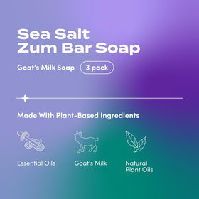 Indigo Wild Zum close up of soap texture highlighting creamy lather benefit