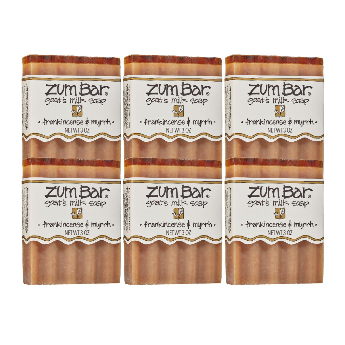Indigo Wild Zum front packaging showing six packed bars and product name benefits