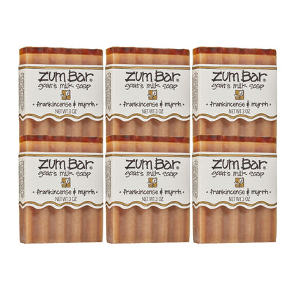 Indigo Wild Zum front packaging showing six packed bars and product name benefits