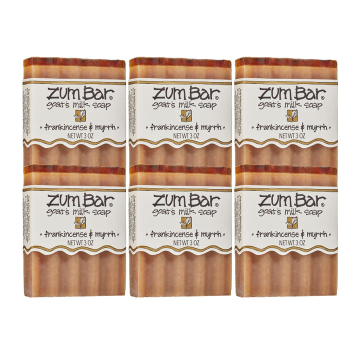 Indigo Wild Zum front packaging showing six packed bars and product name benefits