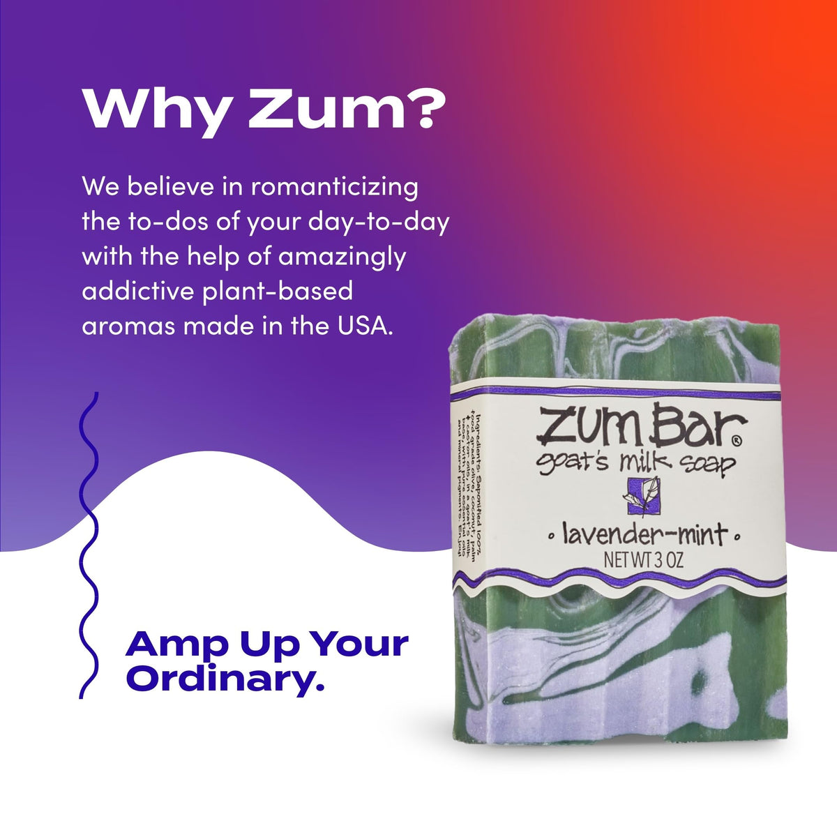 Indigo Wild Zum three-pack arranged on bath tray suggesting convenient gifting