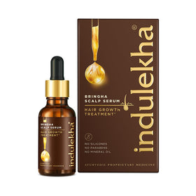 INDULEKHA ingredient label close-up highlighting botanical extracts