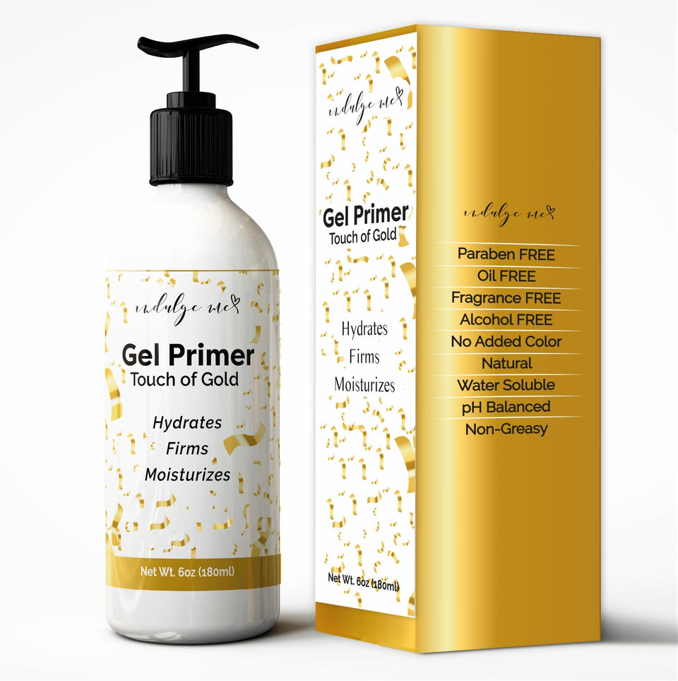 IndulgeMe conductive gel front bottle showing product and branding for easy identification