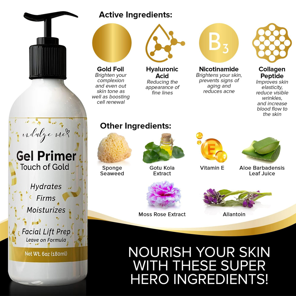IndulgeMe gel size and scale beside measuring spoon for portion and volume reference