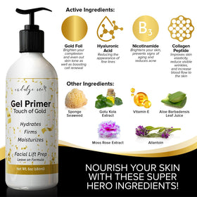 IndulgeMe gel size and scale beside measuring spoon for portion and volume reference