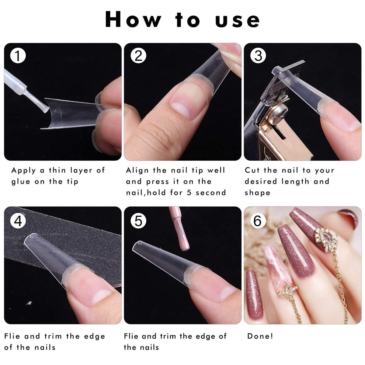 INFELING tips next to a finger for scale demonstrating accurate fit options