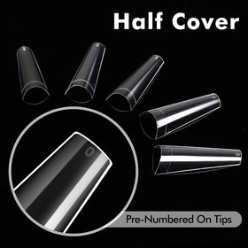 INFELING coffin tip filed and shaped showing smooth finish and customization
