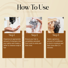 INFINA ESSENTIALS shampoo being applied in shower for scalp care