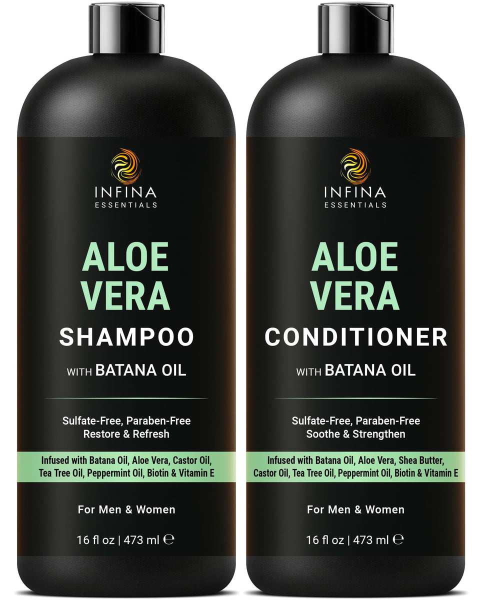 INFINA ESSENTIALS front packaging showing bottles and benefits