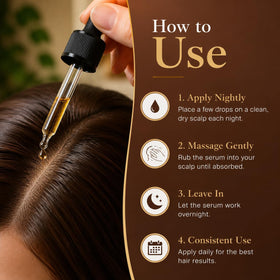 INFINA ESSENTIALS copper peptides and caffeine ingredient visual for scalp support