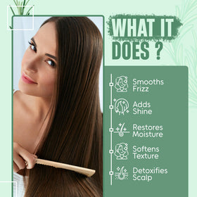 INFINA ESSENTIALS shampoo texture on hand showing gentle lather and scalp benefit