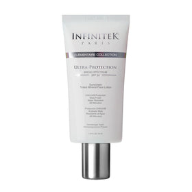 Infinitek Paris front packaging showing SPF 50 and tinted finish benefit