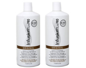 INFUSIUM 23 front packaging shows two large bottles and long-lasting supply benefit