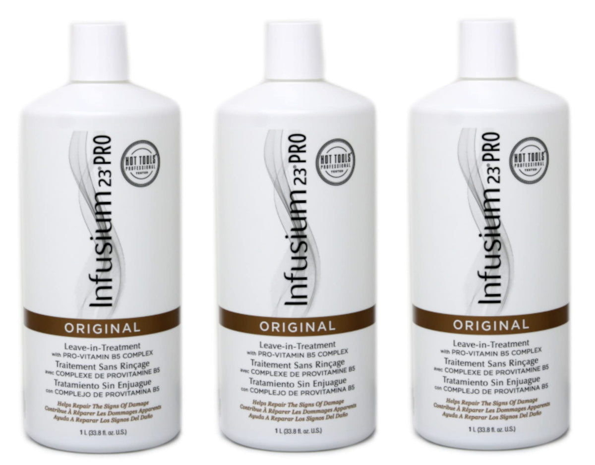 INFUSIUM 23 front packaging showing brand and three large tubs for long-lasting supply