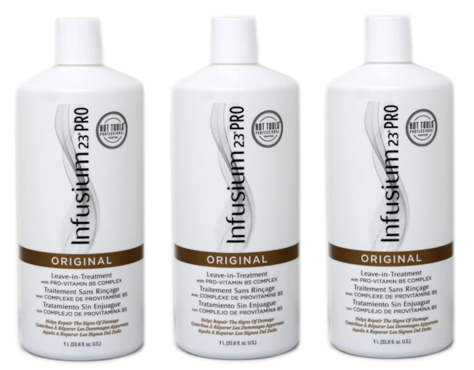 INFUSIUM 23 front packaging showing brand and three large tubs for long-lasting supply