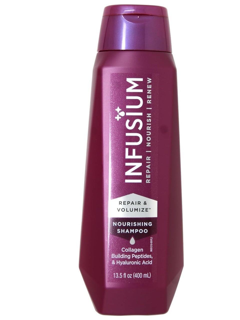 Infusium bottle front packaging showing label and size for easy identification and benefit