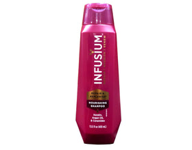 Infusium ingredient label highlighting avocado and olive oils benefits