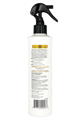 INFUSIUM 23 application closeup on mid-lengths showing detangling benefits