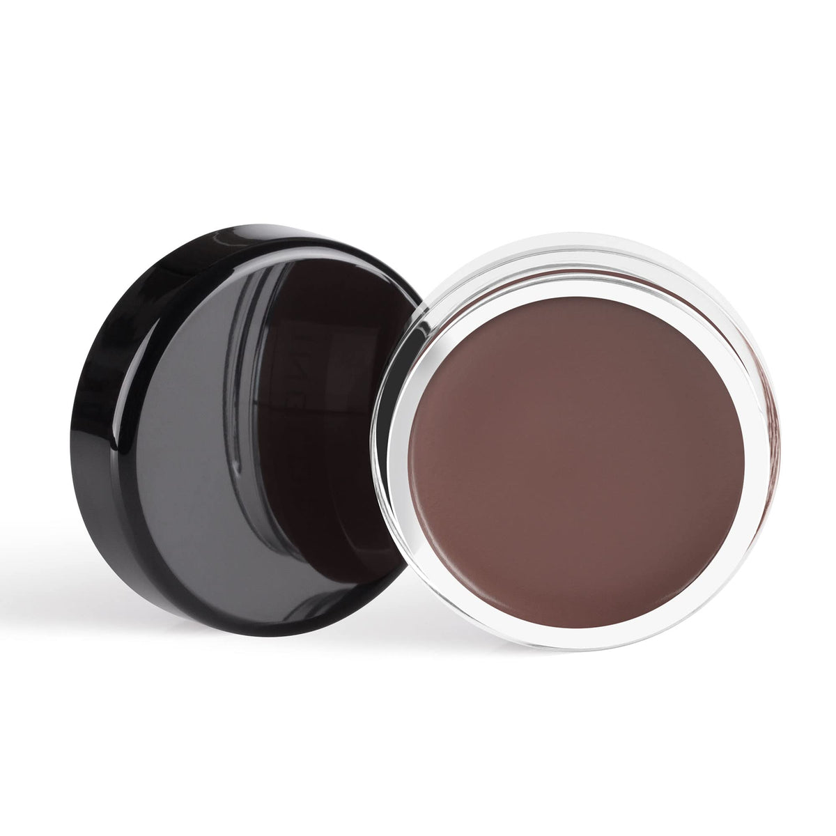 Inglot AMC gel eyeliner applied as a sharp wing on eye showing precise definition benefit
