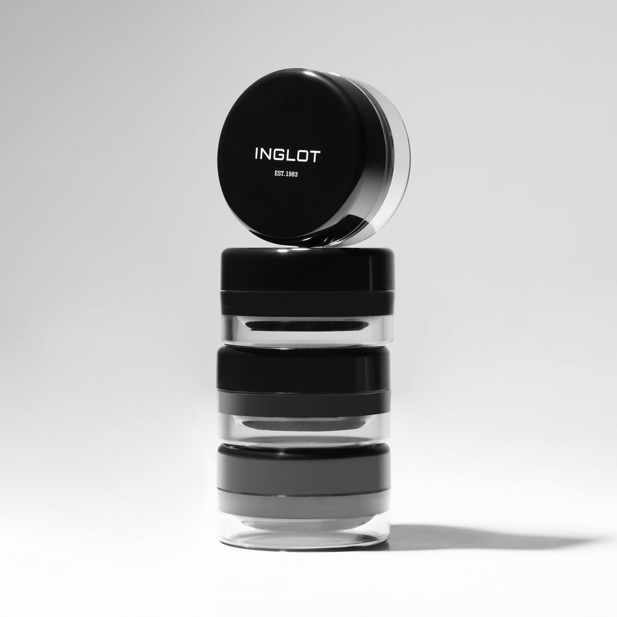 Eye close-up showing Inglot gel used for tightlining for fuller-looking lashes