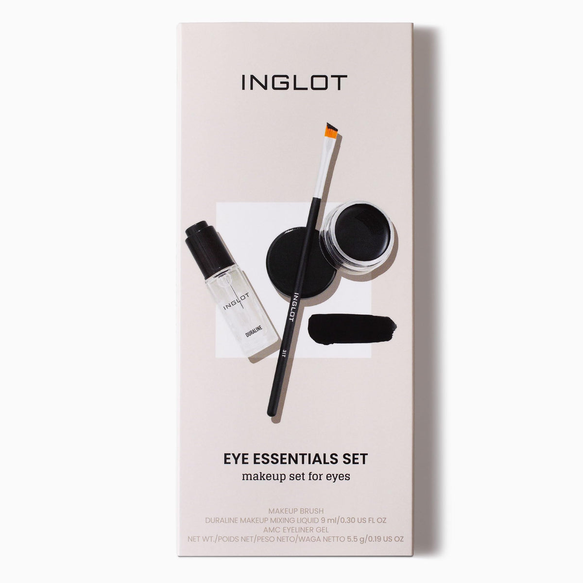 Inglot Duraline close-up bottle displaying liquid texture and versatility
