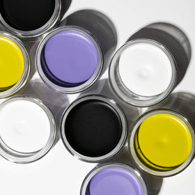 Inglot gel inside a makeup bag ready for on-the-go touchups