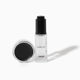Inglot eye set beside coin showing compact size and travel-friendly convenience