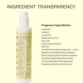 Ingreendients applying lotion on forearm demonstrating fast-absorbing hydration