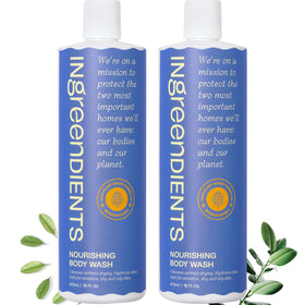 Ingreendients front packaging showing bottles and label benefits