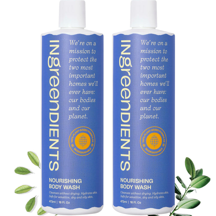 Ingreendients front packaging showing bottles and label benefits