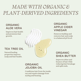 ingreendients shampoo texture lather demonstrating gentle cleansing benefit