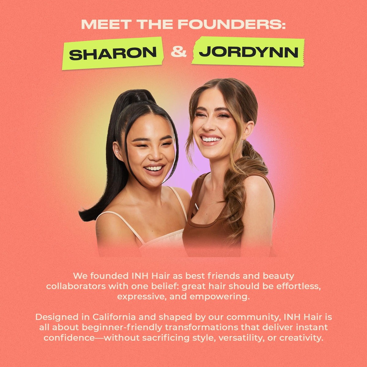 INH ingredients label highlighting shea and oils for conditioning benefits
