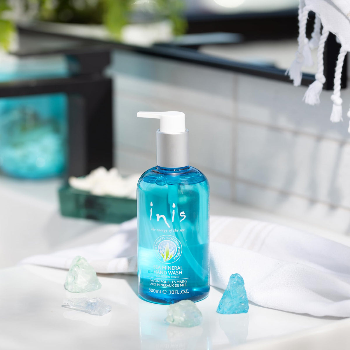 Inis the Energy of the Sea label close-up showing ingredients and readable branding