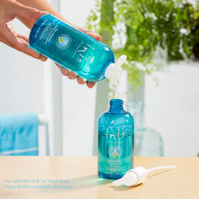 Close-up of Inis Sea Mineral liquid texture highlighting silky hydration