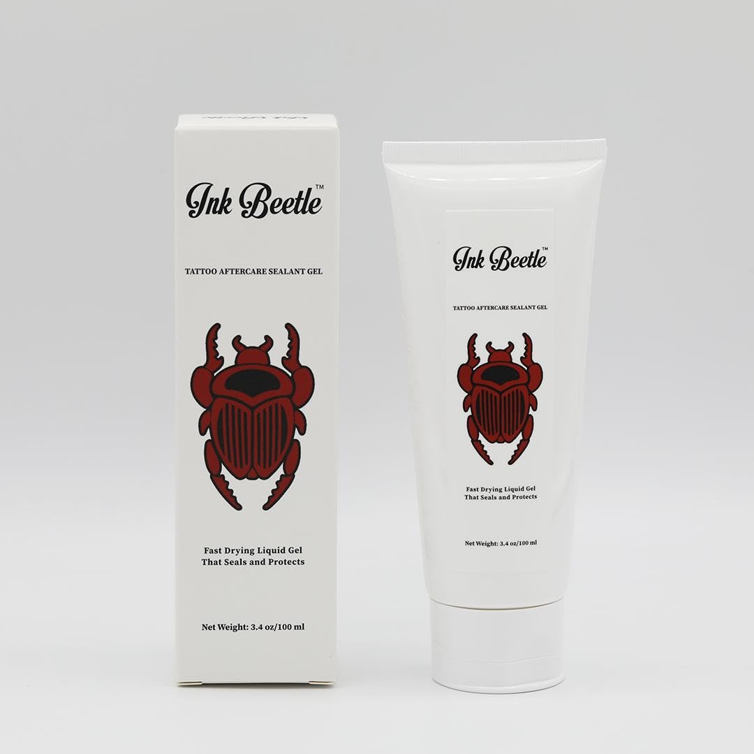 Ink Beetle front packaging of 8 fl oz sealant gel showing product benefit